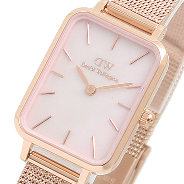 ダニエルウェリントン DANIEL WELLINGTON 腕時計 PRESSED MERROSE 26 DW00100510 ピンクシェル ローズゴールド